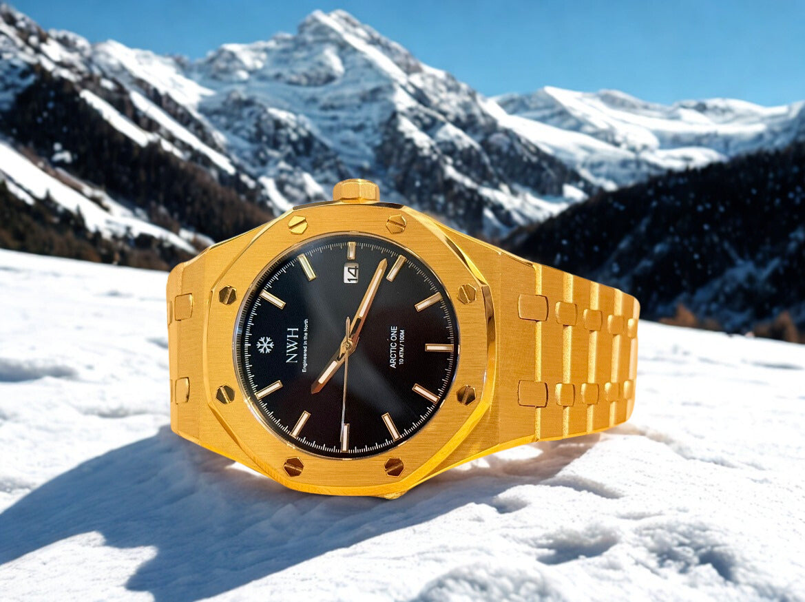 Arctic One Rose Gold Black Dial