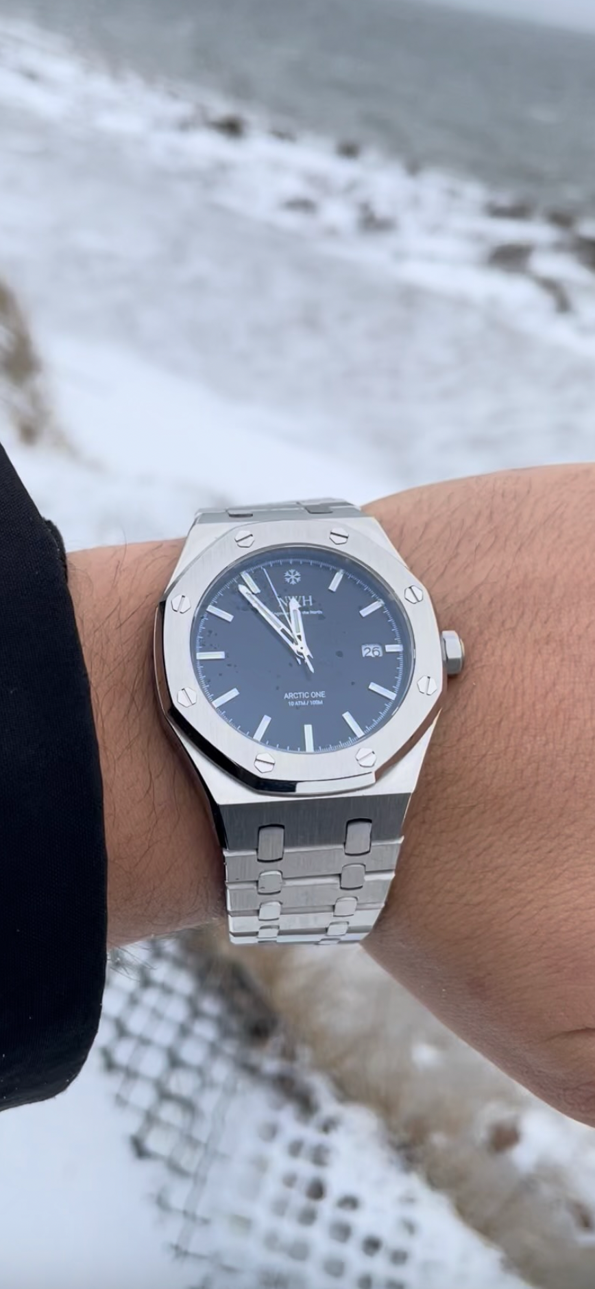 Arctic One Grey Black Dial