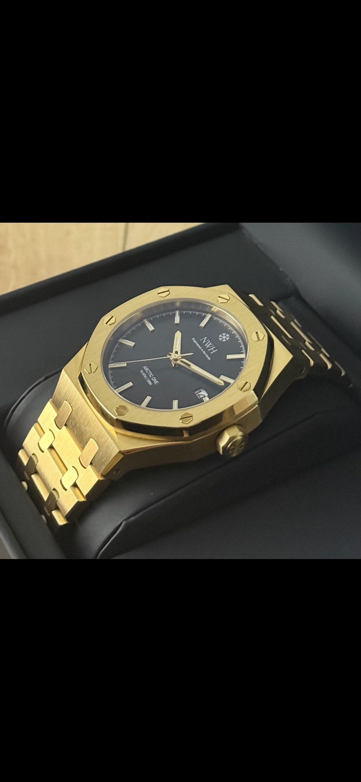 Arctic One Rose Gold Black Dial