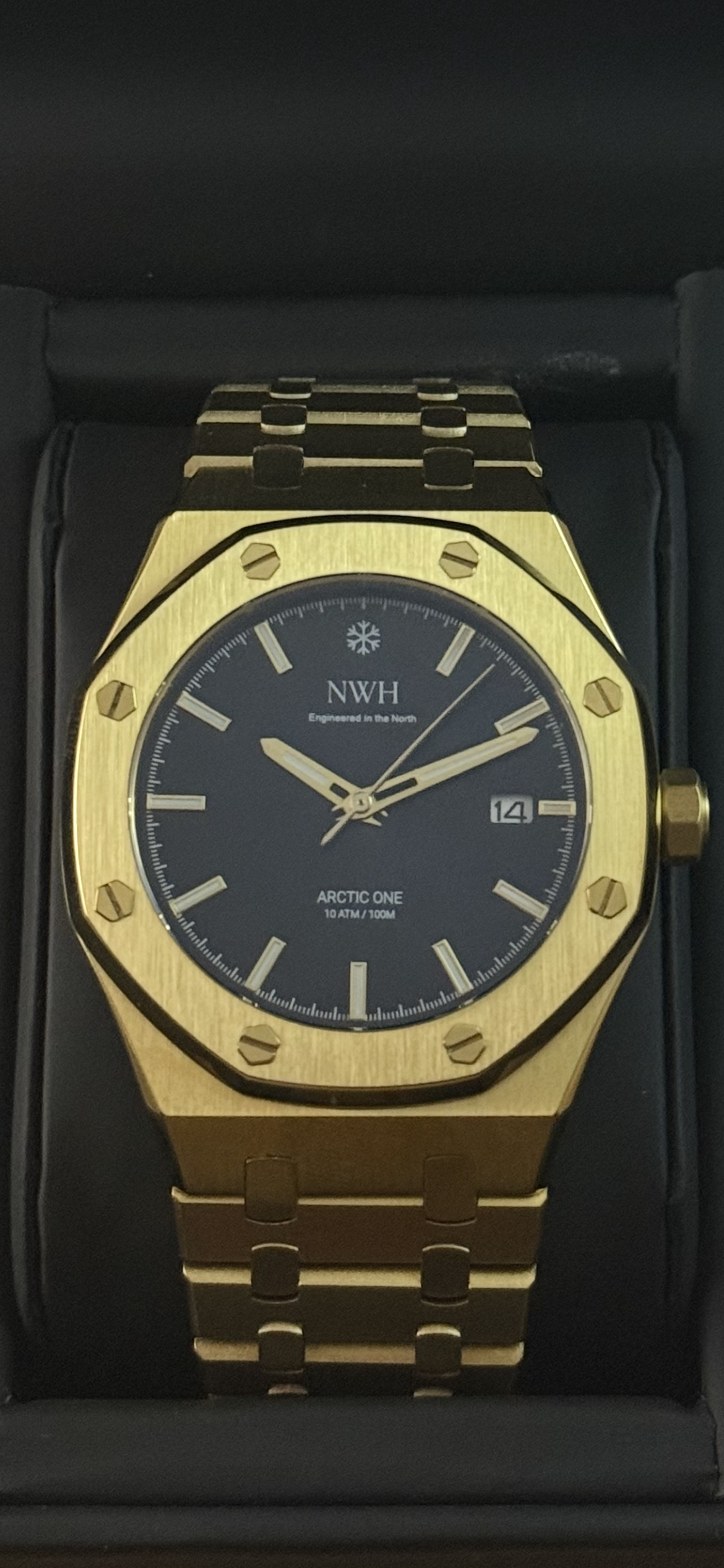 Arctic One Rose Gold Black Dial